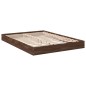 vidaXL Bettgestell ohne Matratze Braun Eiche 120x190 cm Holzwerkstoff vidaXL Bettgestell ohne Matratze Braun Eiche 120x190 cm Holzwerkstoff