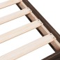 vidaXL Bettgestell ohne Matratze Braun Eiche 120x190 cm Holzwerkstoff vidaXL Bettgestell ohne Matratze Braun Eiche 120x190 cm Holzwerkstoff