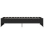 vidaXL Bettgestell Schwarz 90x190 cm Holzwerkstoff und Metall vidaXL Bettgestell Schwarz 90x190 cm Holzwerkstoff und Metall