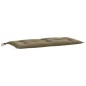 vidaXL Gartenbank-Auflagen 2 Stk. Melange Taupe 100x50x7 cm Stoff vidaXL Gartenbank-Auflagen 2 Stk. Melange Taupe 100x50x7 cm Stoff