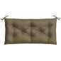 vidaXL Gartenbank-Auflagen 2 Stk. Melange Taupe 100x50x7 cm Stoff vidaXL Gartenbank-Auflagen 2 Stk. Melange Taupe 100x50x7 cm Stoff