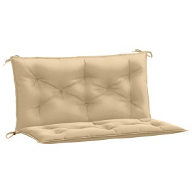 vidaXL Gartenbank-Auflagen 2 Stk. Melange Beige 100x50x7 cm Stoff