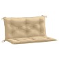 vidaXL Gartenbank-Auflagen 2 Stk. Melange Beige 100x50x7 cm Stoff vidaXL Gartenbank-Auflagen 2 Stk. Melange Beige 100x50x7 cm Stoff