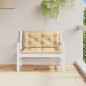 vidaXL Gartenbank-Auflagen 2 Stk. Melange Beige 100x50x7 cm Stoff vidaXL Gartenbank-Auflagen 2 Stk. Melange Beige 100x50x7 cm Stoff
