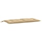 vidaXL Gartenbank-Auflagen 2 Stk. Melange Beige 100x50x7 cm Stoff vidaXL Gartenbank-Auflagen 2 Stk. Melange Beige 100x50x7 cm Stoff