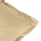 vidaXL Gartenbank-Auflagen 2 Stk. Melange Beige 100x50x7 cm Stoff vidaXL Gartenbank-Auflagen 2 Stk. Melange Beige 100x50x7 cm Stoff