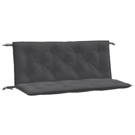 vidaXL Gartenbank-Auflagen 2 Stk. Melange Anthrazit 120x50x7 cm Stoff