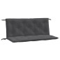 vidaXL Gartenbank-Auflagen 2 Stk. Melange Anthrazit 120x50x7 cm Stoff vidaXL Gartenbank-Auflagen 2 Stk. Melange Anthrazit 120x50x7 cm Stoff