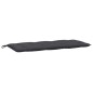 vidaXL Gartenbank-Auflagen 2 Stk. Melange Anthrazit 120x50x7 cm Stoff vidaXL Gartenbank-Auflagen 2 Stk. Melange Anthrazit 120x50x7 cm Stoff