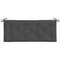 vidaXL Gartenbank-Auflagen 2 Stk. Melange Anthrazit 120x50x7 cm Stoff vidaXL Gartenbank-Auflagen 2 Stk. Melange Anthrazit 120x50x7 cm Stoff