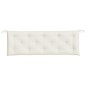 vidaXL Gartenbank-Auflagen 2 Stk. Melange Creme 150x50x7 cm Stoff vidaXL Gartenbank-Auflagen 2 Stk. Melange Creme 150x50x7 cm Stoff