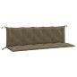 vidaXL Gartenbank-Auflagen 2 Stk. Melange Taupe 180x50x7 cm Stoff vidaXL Gartenbank-Auflagen 2 Stk. Melange Taupe 180x50x7 cm Stoff