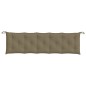 vidaXL Gartenbank-Auflagen 2 Stk. Melange Taupe 180x50x7 cm Stoff vidaXL Gartenbank-Auflagen 2 Stk. Melange Taupe 180x50x7 cm Stoff