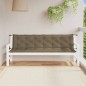 vidaXL Gartenbank-Auflagen 2 Stk. Melange Taupe 200x50x7 cm Stoff vidaXL Gartenbank-Auflagen 2 Stk. Melange Taupe 200x50x7 cm Stoff