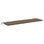 vidaXL Gartenbank-Auflagen 2 Stk. Melange Taupe 200x50x7 cm Stoff vidaXL Gartenbank-Auflagen 2 Stk. Melange Taupe 200x50x7 cm Stoff