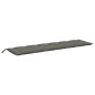 vidaXL Gartenbank-Auflagen 2 Stk. Melange Dunkelgrau 200x50x7 cm Stoff vidaXL Gartenbank-Auflagen 2 Stk. Melange Dunkelgrau 200x50x7 cm Stoff