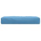 vidaXL Palettenkissen Melange Blau 60x60x10 cm Stoff