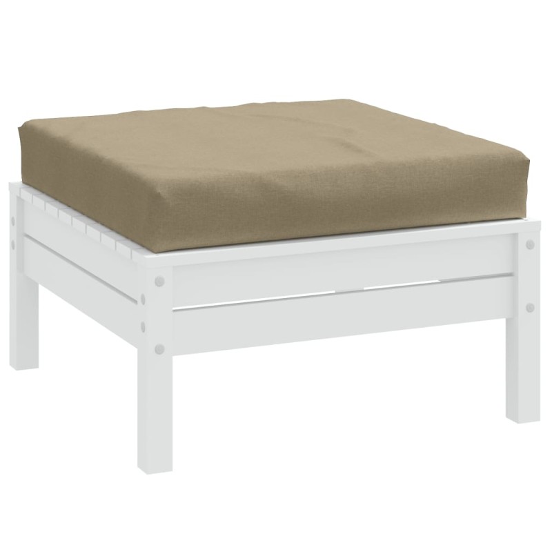 vidaXL Palettenkissen Melange Taupe 60x60x10 cm Stoff vidaXL Palettenkissen Melange Taupe 60x60x10 cm Stoff