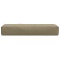 vidaXL Palettenkissen Melange Taupe 60x60x10 cm Stoff vidaXL Palettenkissen Melange Taupe 60x60x10 cm Stoff