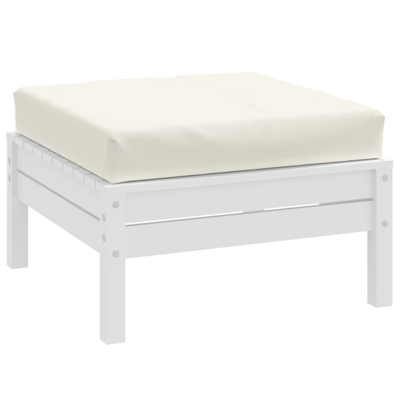 vidaXL Palettenkissen Melange Creme 60x60x10 cm Stoff vidaXL Palettenkissen Melange Creme 60x60x10 cm Stoff