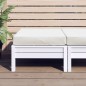 vidaXL Palettenkissen Melange Creme 60x60x10 cm Stoff vidaXL Palettenkissen Melange Creme 60x60x10 cm Stoff