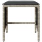 vidaXL 4-tlg. Garten-Sofagarnitur mit Kissen Hellgrau Poly Rattan vidaXL 4-tlg. Garten-Sofagarnitur mit Kissen Hellgrau Poly Rattan