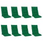 Klappbare Gartenstühle mit Kissen 8 Stk. Massivholz Akazie Klappbare Gartenstühle mit Kissen 8 Stk. Massivholz Akazie