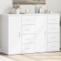 vidaXL Sideboards 2 Stk. Weiß 59x39x80 cm Holzwerkstoff vidaXL Sideboards 2 Stk. Weiß 59x39x80 cm Holzwerkstoff