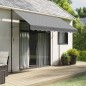 vidaXL Markisenvolant Anthrazit Gestreift 3 m vidaXL Markisenvolant Anthrazit Gestreift 3 m