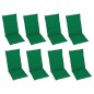 Verstellbare Gartenstühle mit Auflagen 8 Stk. Grau Akazienholz Verstellbare Gartenstühle mit Auflagen 8 Stk. Grau Akazienholz