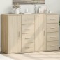 vidaXL Sideboards 2 Stk. Sonoma-Eiche 59x39x80 cm Holzwerkstoff vidaXL Sideboards 2 Stk. Sonoma-Eiche 59x39x80 cm Holzwerkstoff