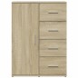 vidaXL Sideboards 2 Stk. Sonoma-Eiche 59x39x80 cm Holzwerkstoff vidaXL Sideboards 2 Stk. Sonoma-Eiche 59x39x80 cm Holzwerkstoff