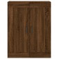 Highboard Braun Eichen-Optik 69,5x34x180 cm Holzwerkstoff Highboard Braun Eichen-Optik 69,5x34x180 cm Holzwerkstoff