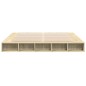 vidaXL Bettgestell Sonoma-Eiche 200x200 cm Holzwerkstoff vidaXL Bettgestell Sonoma-Eiche 200x200 cm Holzwerkstoff