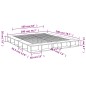 vidaXL Bettgestell Sonoma-Eiche 200x200 cm Holzwerkstoff vidaXL Bettgestell Sonoma-Eiche 200x200 cm Holzwerkstoff