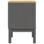 vidaXL Nachttisch Grau 45x39x57 cm Massivholz Kiefer vidaXL Nachttisch Grau 45x39x57 cm Massivholz Kiefer
