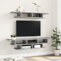 vidaXL Wohnwand Grau Sonoma Holzwerkstoff vidaXL Wohnwand Grau Sonoma Holzwerkstoff