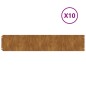 vidaXL Rasenkanten 10 Stk. 20x103 cm Flexibel Cortenstahl vidaXL Rasenkanten 10 Stk. 20x103 cm Flexibel Cortenstahl