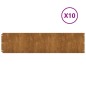 vidaXL Rasenkanten 10 Stk. 25x103 cm Flexibel Cortenstahl vidaXL Rasenkanten 10 Stk. 25x103 cm Flexibel Cortenstahl