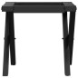 vidaXL Couchtisch-Gestell in X-Form 40x40x33 cm Gusseisen vidaXL Couchtisch-Gestell in X-Form 40x40x33 cm Gusseisen