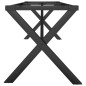 vidaXL Couchtisch-Gestell in X-Form 140x30x43 cm Gusseisen vidaXL Couchtisch-Gestell in X-Form 140x30x43 cm Gusseisen