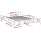 vidaXL Bettgestell Sonoma-Eiche 180x200 cm Holzwerkstoff vidaXL Bettgestell Sonoma-Eiche 180x200 cm Holzwerkstoff