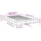 vidaXL Bettgestell Sonoma-Eiche 140x200 cm Holzwerkstoff vidaXL Bettgestell Sonoma-Eiche 140x200 cm Holzwerkstoff