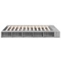vidaXL Bettgestell Grau Sonoma 140x200 cm Holzwerkstoff vidaXL Bettgestell Grau Sonoma 140x200 cm Holzwerkstoff