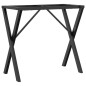 vidaXL Esstisch-Gestell in X-Form 80x40x73 cm Gusseisen vidaXL Esstisch-Gestell in X-Form 80x40x73 cm Gusseisen