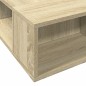 vidaXL Bettgestell Sonoma-Eiche 120x190 cm Holzwerkstoff vidaXL Bettgestell Sonoma-Eiche 120x190 cm Holzwerkstoff