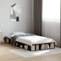vidaXL Bettgestell Schwarz 75x190 cm Holzwerkstoff vidaXL Bettgestell Schwarz 75x190 cm Holzwerkstoff