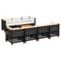 vidaXL 8-tlg. Garten-Sofagarnitur mit Kissen Schwarz Poly Rattan vidaXL 8-tlg. Garten-Sofagarnitur mit Kissen Schwarz Poly Rattan