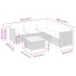 vidaXL 6-tlg. Garten-Sofagarnitur mit Kissen Grau Poly Rattan vidaXL 6-tlg. Garten-Sofagarnitur mit Kissen Grau Poly Rattan