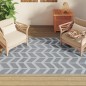 vidaXL Outdoor-Teppich Grau 140x200 cm PP vidaXL Outdoor-Teppich Grau 140x200 cm PP